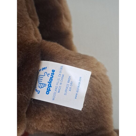 Vintage Looney Tunes Tazmanian Devil Christmas Plush  Applause 1997 Collectible - Picture 6 of 10